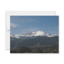 Snowy mountain invitations