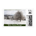 Snowy Mountain Landscape
