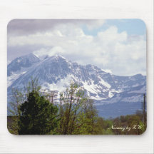 Snowy Mountain Mousepad