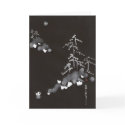 Snowy Mountain Retreat with Holiday Greeting cards