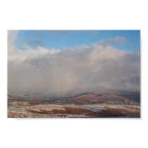 Snowy Mountain view posters