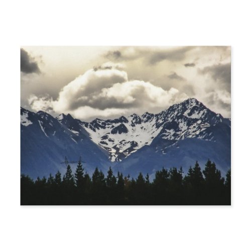 Snowy Mountains @ Lake Tekapo New Zealand Postcard postcard