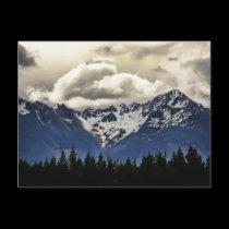 Snowy Mountains @ Lake Tekapo New Zealand Postcard postcards