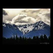 Snowy Mountains : Lake Tekapo : New Zealand Poster posters