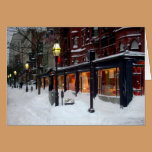 Snowy Newbury Street cards