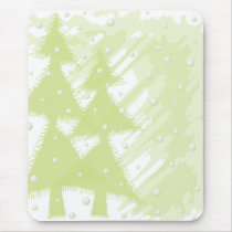 snowy night mousepads