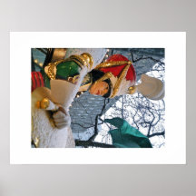 Snowy Nutcracker Poster