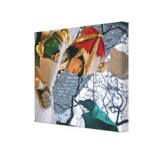 Snowy Nutcracker Stretched Canvas Prints