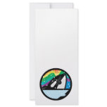 snowy orca circle design rack cards