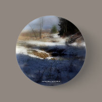 Snowy Oregon Forest, Fox Creek 7 buttons