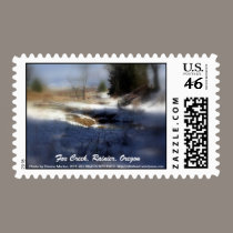 Snowy Oregon Forest, Fox Creek 7 stamps