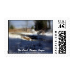 Snowy Oregon Forest, Fox Creek 7 Postage Stamps