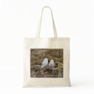 Snowy Owl Couple Bags