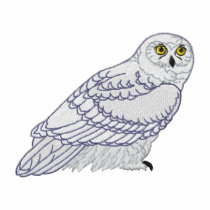 Snowy Owl embroidered shirts