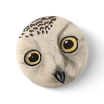 Snowy Owl, John James Audubon buttons by vintagetreasurechest Snowy Owl, John James Audubon buttons