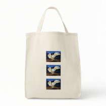 Snowy Owl Organic Grocery Bag