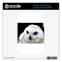 Snowy Owl Skin For The iPhone 3GS