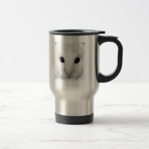 Snowy Owl Stainless Travel Mug