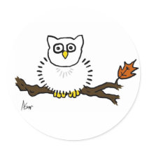Snowy Owl Stickers