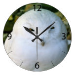 Snowy Owl Wall Clock