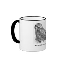 Snowy Owl, www.zazzle.com/rondys Mug