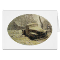 Snowy Past Card