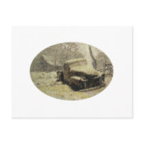 Snowy Past Postcard