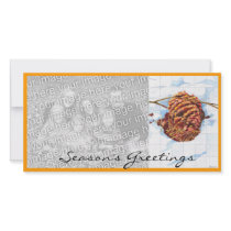 Snowy Pine Cone photo cards