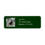 Snowy Pine Cone Return Address Label