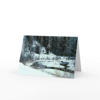 Snowy River Greeting Card by semisweet1