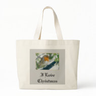 Snowy Robin Bag bag
