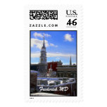 Snowy Rooftops postage