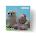 Snowy & Ruby Sparkle buttons by Faeryhuggles Snowy & Ruby Sparkle buttons