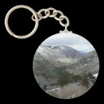 Snowy Sierra Nevada Mountains Keychain