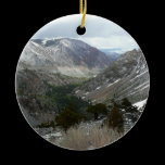 Snowy Sierra Nevada Mountains Ornament