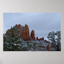Snowy Snoopy Rock 2854 Poster