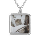 Snowy squirrel necklace necklaces