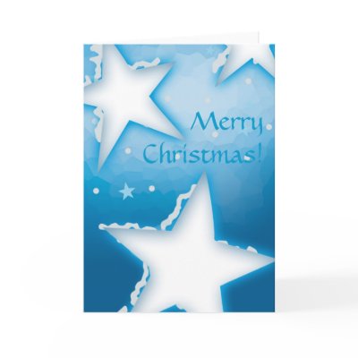 Snowy Stars - Christmas Card by wierka