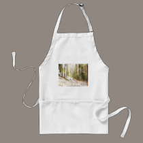 Snowy Sunlit Forest Glade #2 aprons