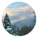 Snowy Sunset sticker