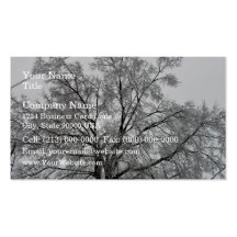 Snowy Tree Business Cards