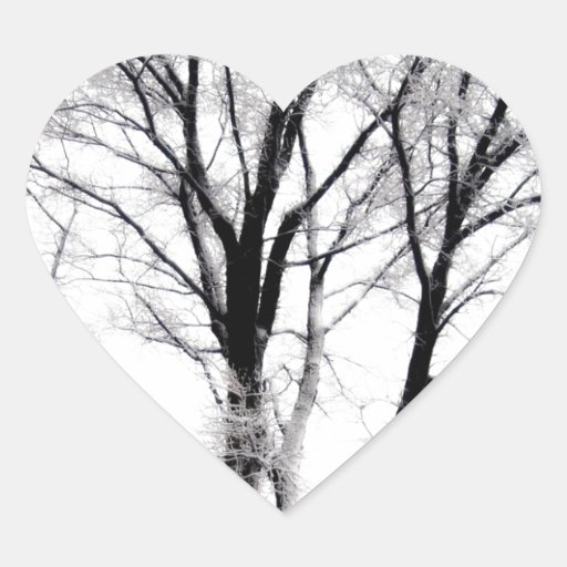 Snowy Tree Sticker