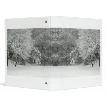 Snowy trees binders