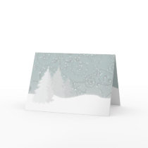 Snowy Trees cards by litabug Snowy Trees cards
