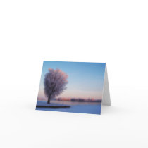 Snowy Trees Note Card