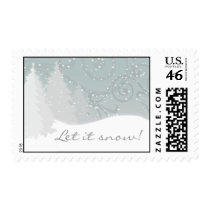 Snowy Trees postage