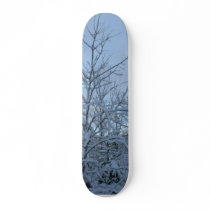Snowy Trees Skate Deck