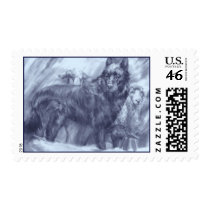 Snowy Vigil Postage postage by BlackBird_Graphics Snowy Vigil Postage postage