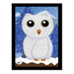 Snowy White Owl Postcard