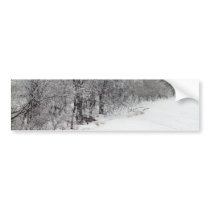 Snowy Woods Bumper Sticker